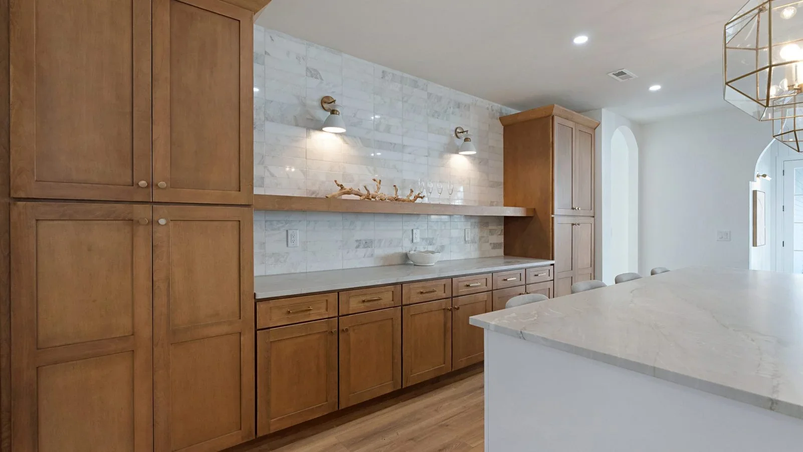 Timberland cabinetry in a finished kitchen
